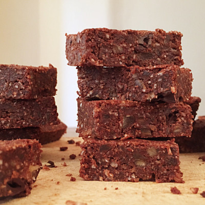 Raw Chai Brownies