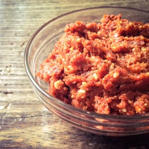 sundried tomato cashew pesto